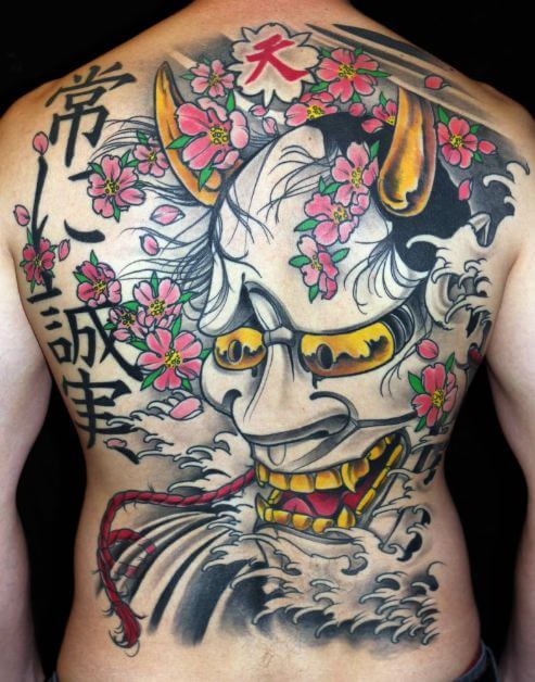Tattoo of an Oni demon- Japanese style